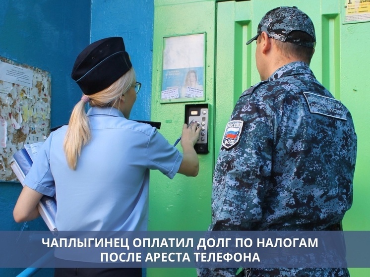 Мужчина в Липецкой области оплатил долг по налогам после ареста телефона