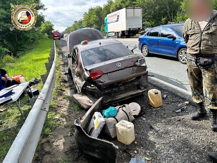 Два человека пострадали в ДТП на трассе М-7 в Ядринском округе