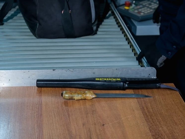 Две астраханки пытались пронести в здание УФССП нож и электрошокер