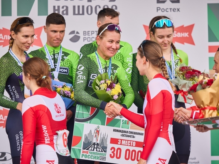 Орловчане взяли бронзу на Чемпионате России по велоспорту