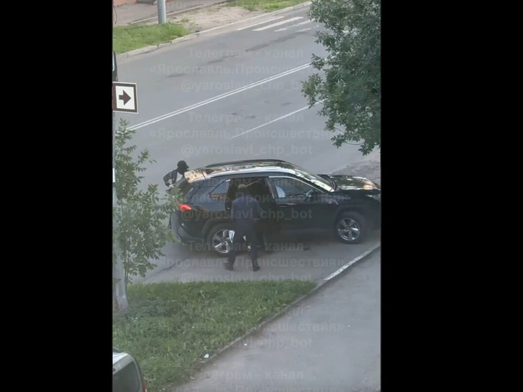 В Ярославле рассказали, кого  запихивали в автомобиль в центре города