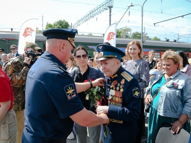 Уникальный поезд прибыл в Петрозаводск