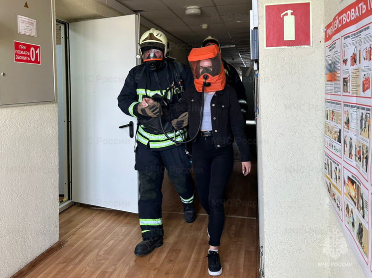 На Нововоронежской АЭС провели тренировку по эвакуации персонала