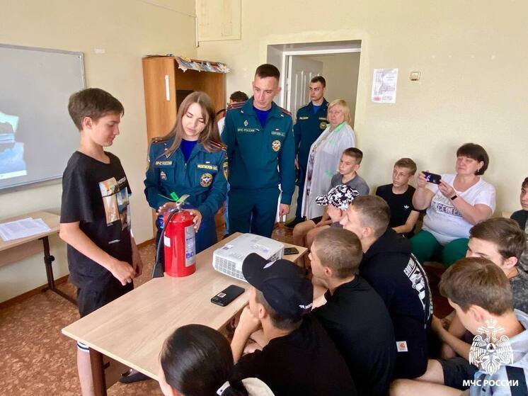Безопасное лето для пензенских детей: сотрудники МЧС проводят профилактические занятия