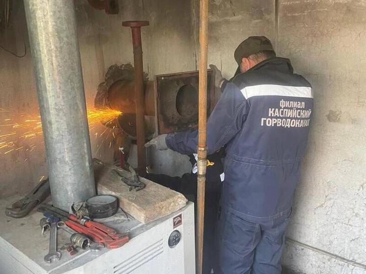 Дагестанские специалисты модернизировали котельную в спортивной школе «Олимп» Михайловки