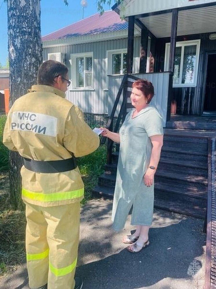 Тамбовские пожарные призвали к соблюдению правил безопасности