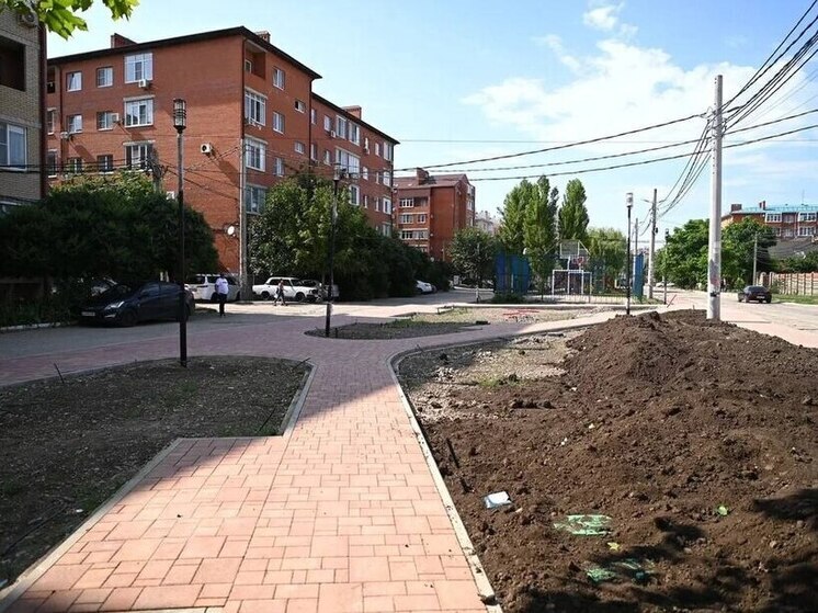 В Краснодаре обновляют Шаляпинский бульвар