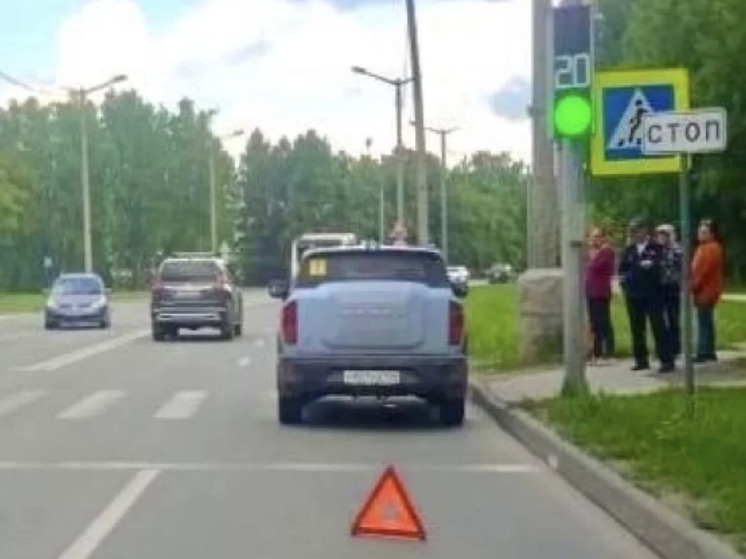 В Новосибирске на улице Академика Лаврентьева под машину попала бабушка с внуком