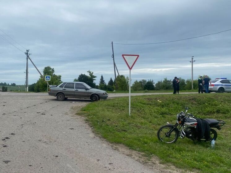 Подросток на скутере попал под колеса «пятнашки» в Становлянском районе