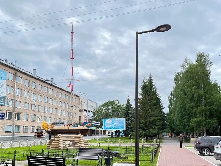 В центре Архангельска появилась новая линия освещения