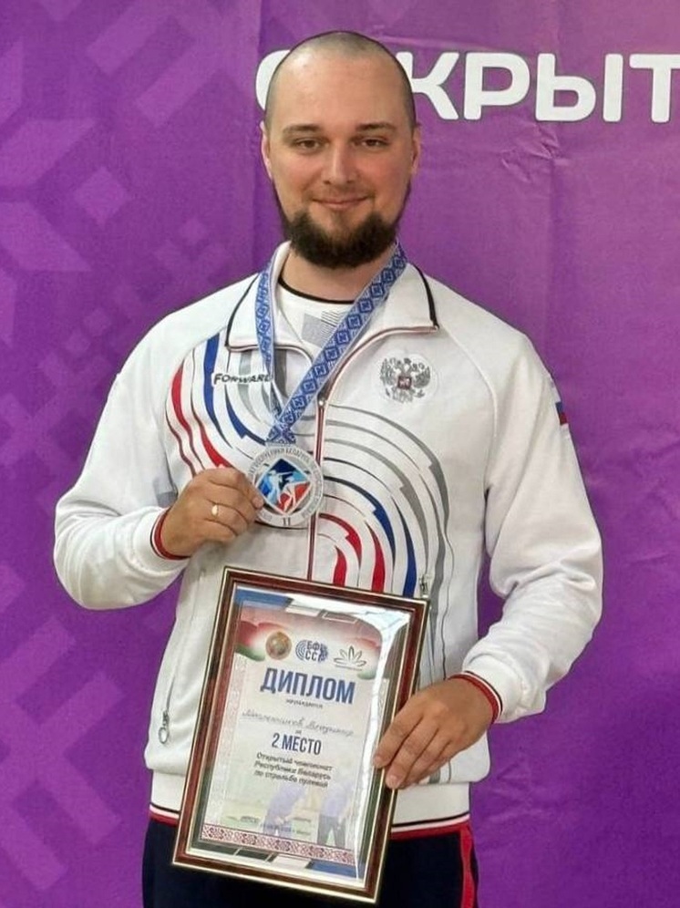 Стрелок из ЯНАО взял серебро чемпионата в Минске