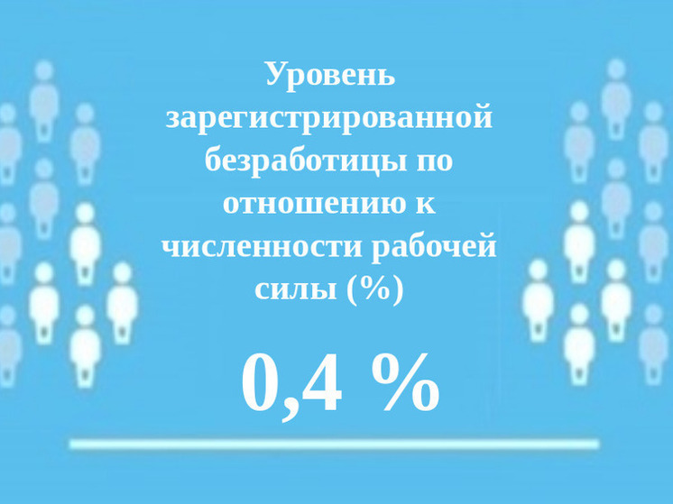 Уровень регистрируемой безработицы в Чувашии составил 0,4 %