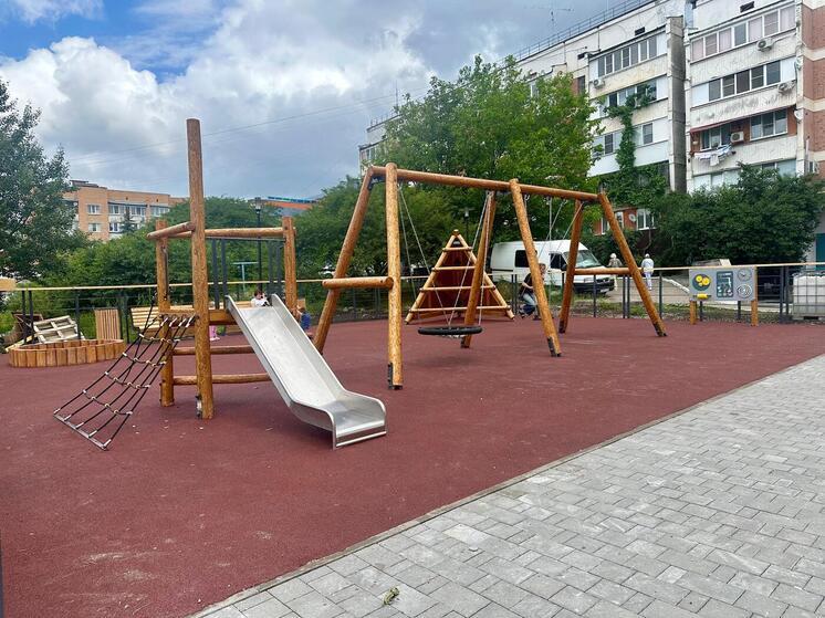 В Лермонтове благоустроили сквер «Солнечный»