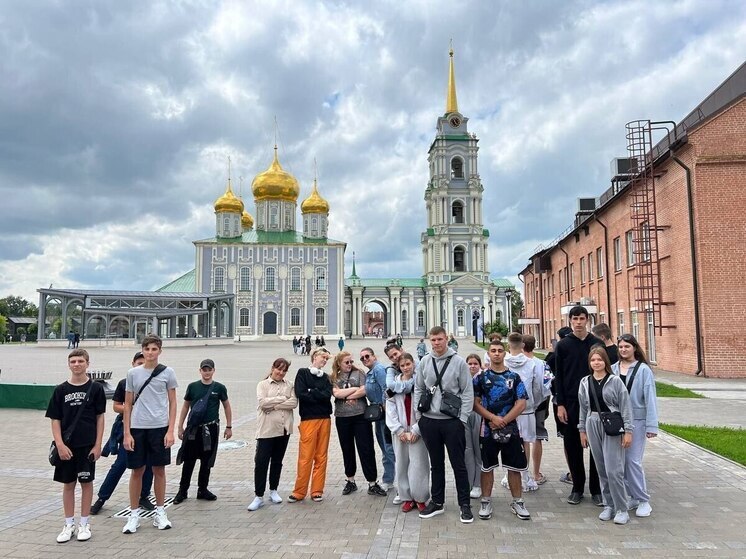Херсонские подростки прошли «Дорогой Победы» в Туле