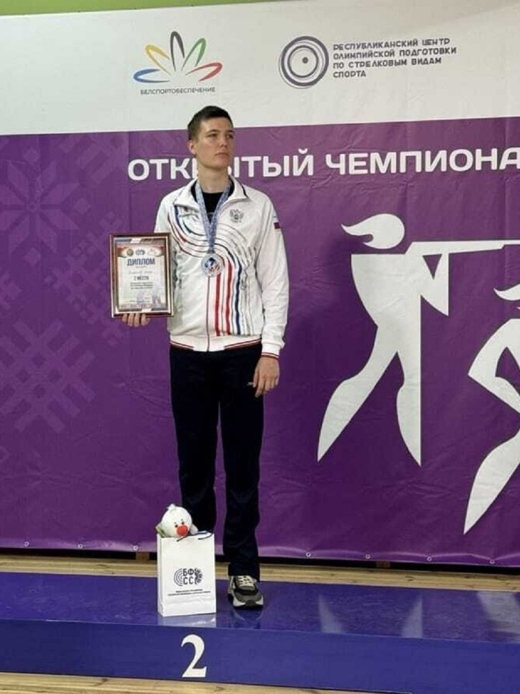 Орловчанин Илья Суханов успешно выступил на чемпионате Республики Беларусь по пулевой стрельбе