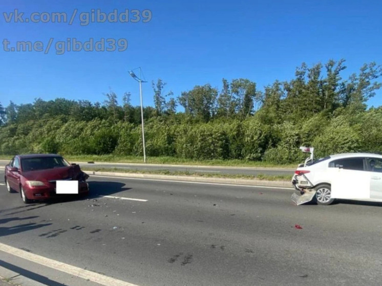 В Зеленоградске случилось ДТП с пострадавшей женщиной