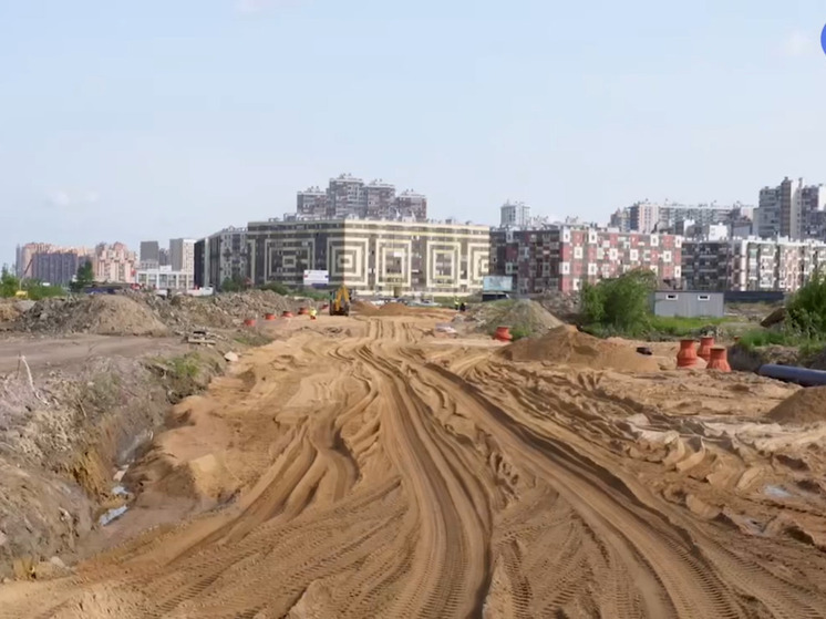 Рабочее движение на развязке в Кудрово откроют в конце 2025 года