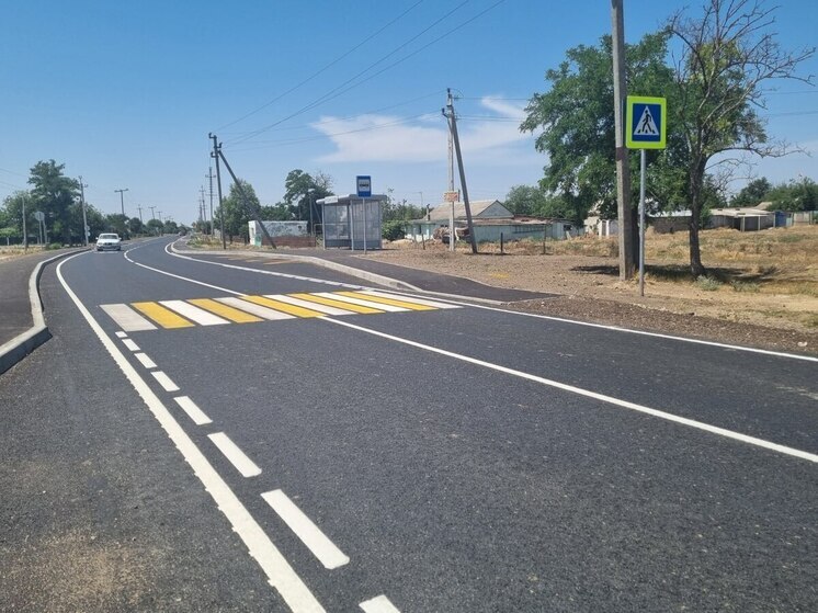 В Крыму заканчивают ремонт участка дороги Войково – Красногвардейское