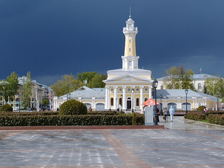 Костромичей предупреждают о Костроме и штормовом ветре