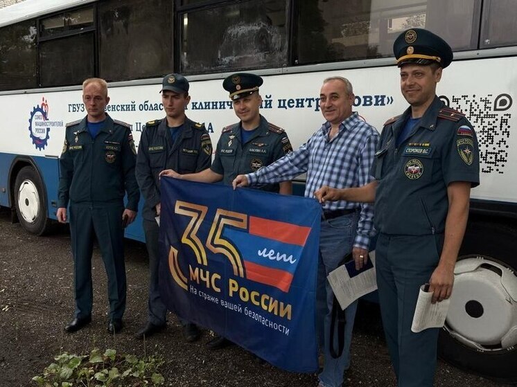Пензенские спасатели сдали кровь в рамках акции “Донор в погонах”