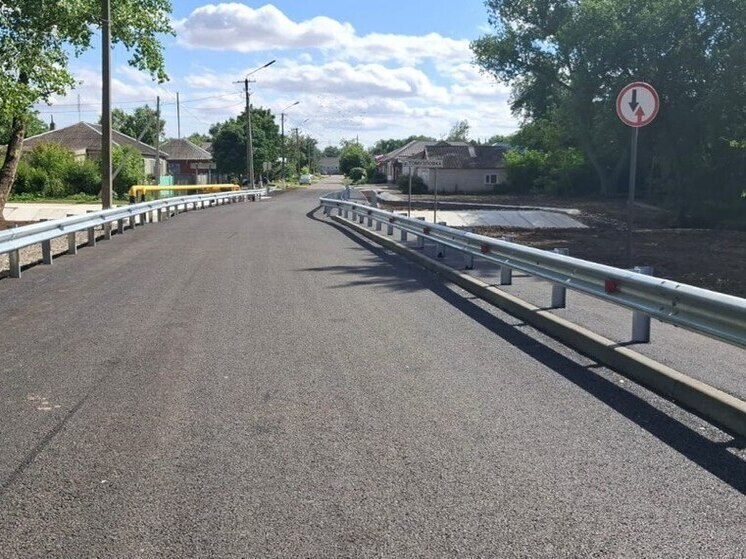 В селе Китаевском на Ставрополье завершился капремонт моста