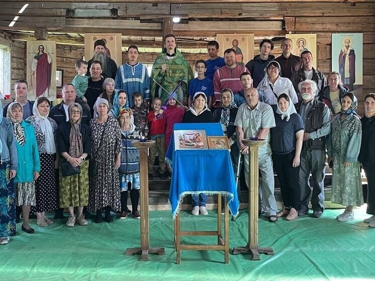 После 87 лет запустения в храме XVIII века в Винницах начались богослужения