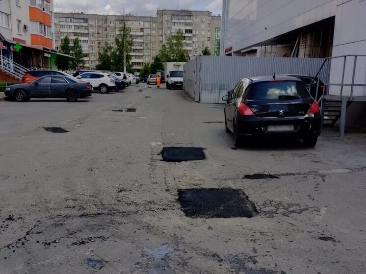 В Липецке выполнен ямочный ремонт на проезде от улицы Стаханова