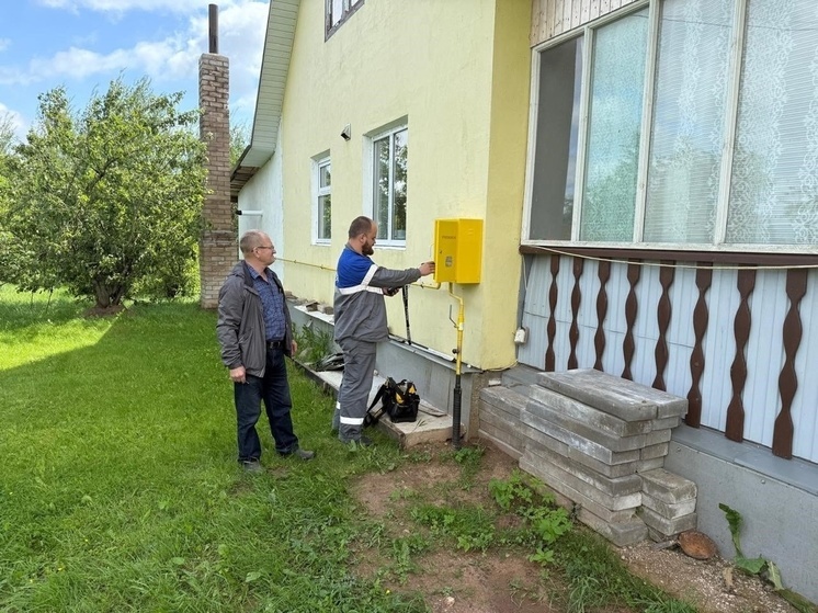 В Подборовье домовладения готовы к приему газа