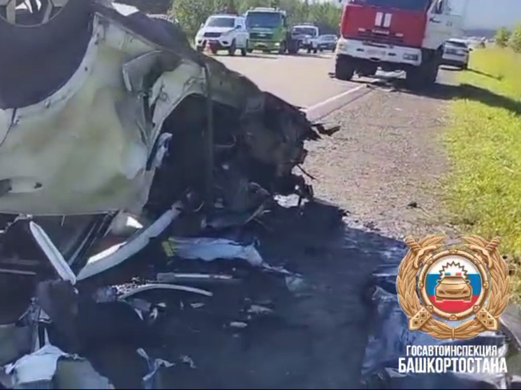 Семья из Челябинской области попала в серьезную аварию в Башкирии