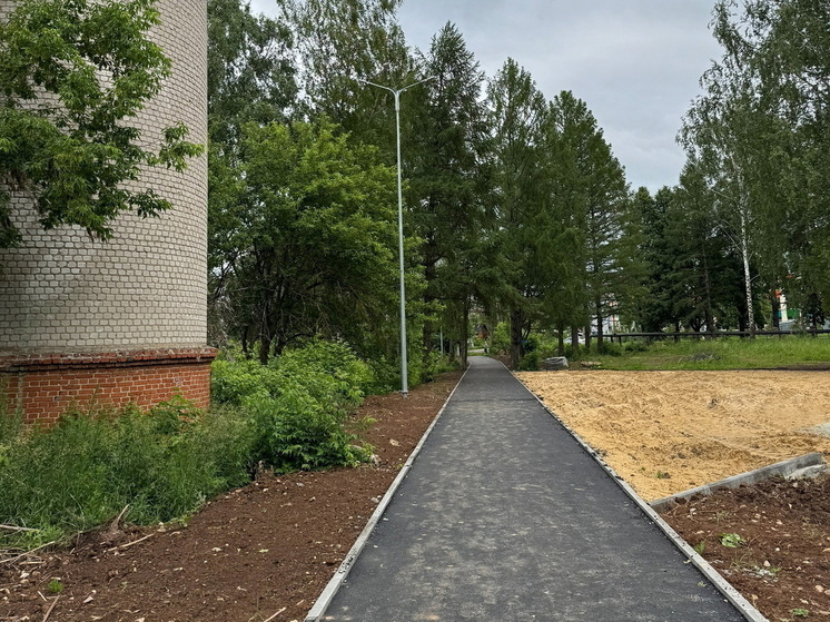 В пригороде Йошкар-Олы Семеновке благоустраивается сквер