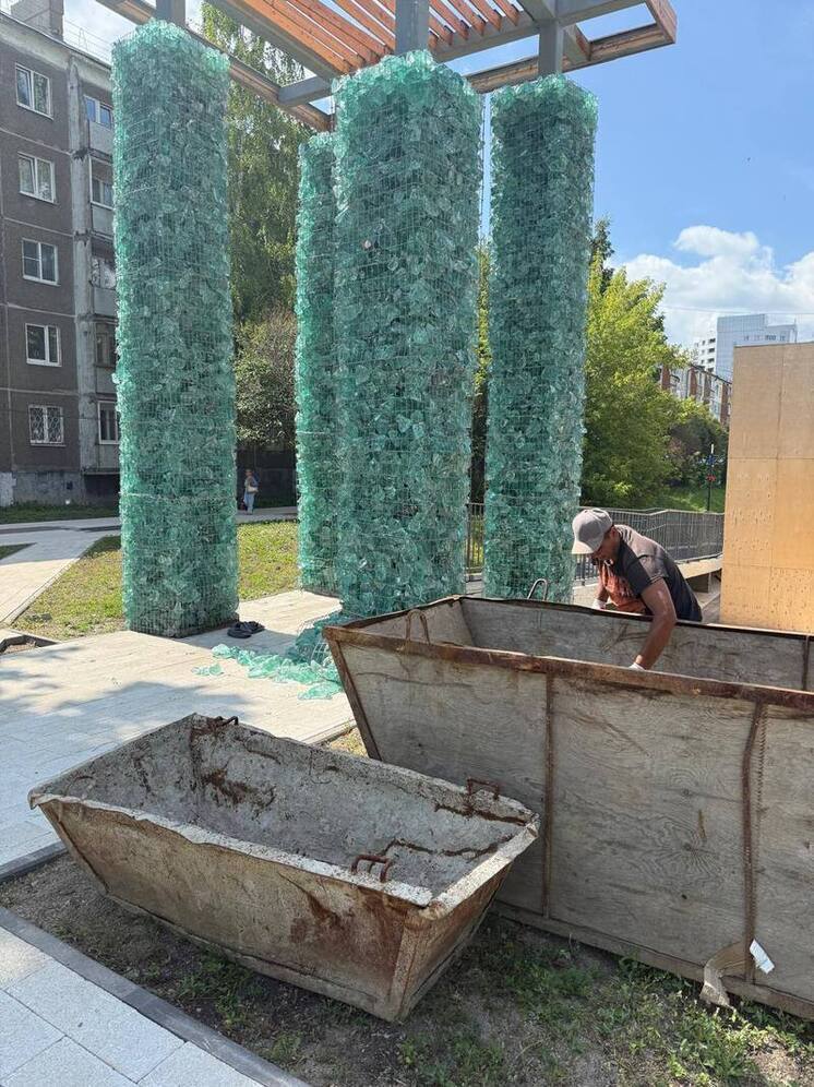 Недочёты устраняют на бульваре Солнечном в Иркутске