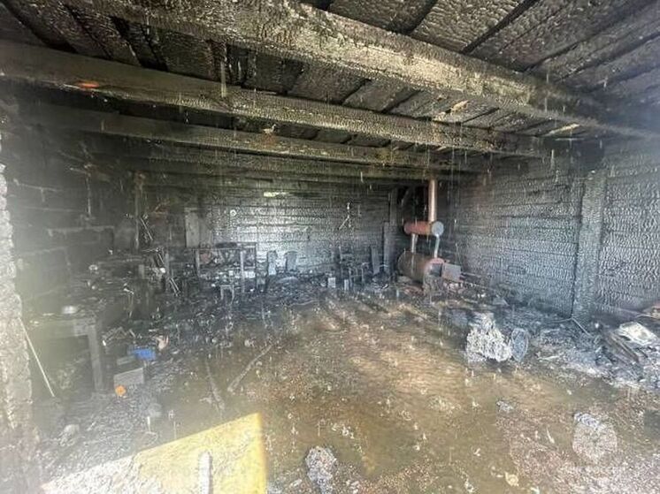 Мужчина получил травмы на пожаре в Жигалово