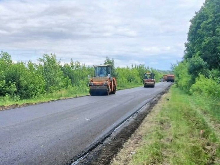 Дорожный ремонт в Курской области идет с опережением графика