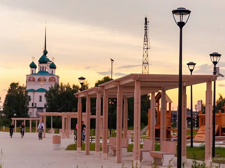 В Сольвычегодске завершается проект по благоустройству