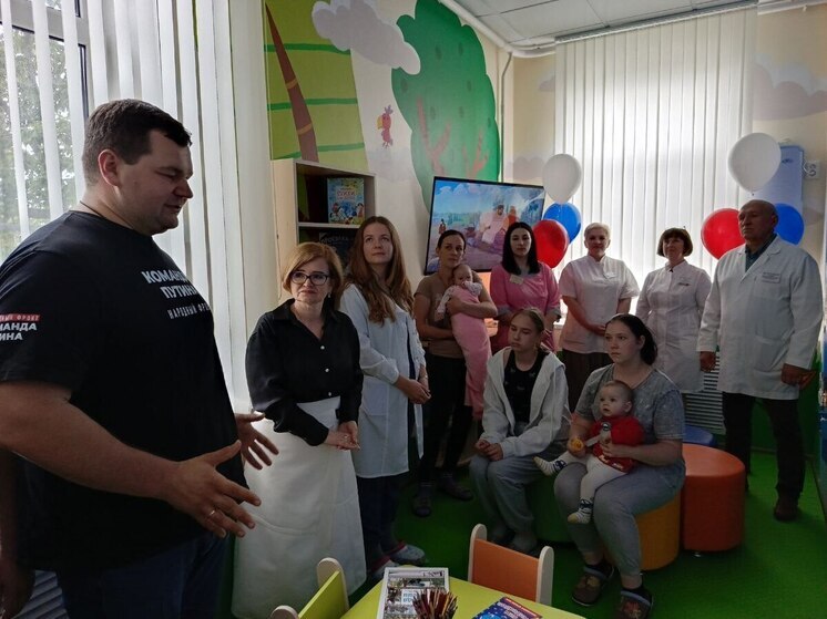 В Шахтерске в больнице открылась детская игровая комната