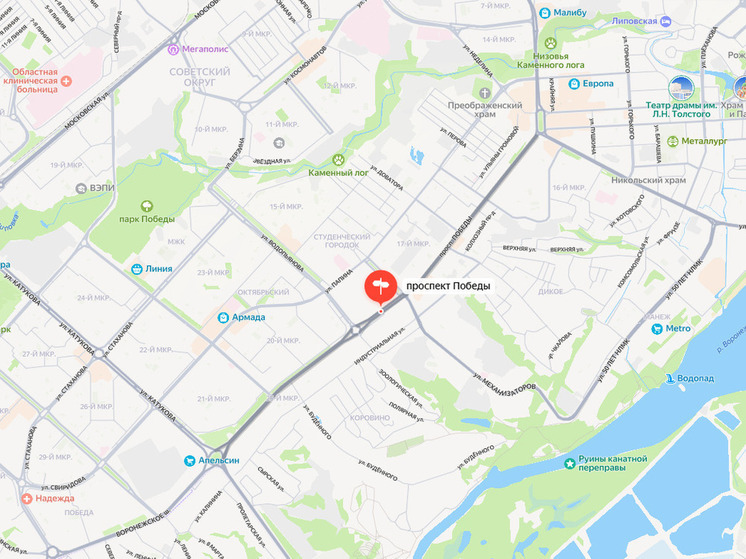 На проспекте Победы в Липецке ограничат движение транспорта