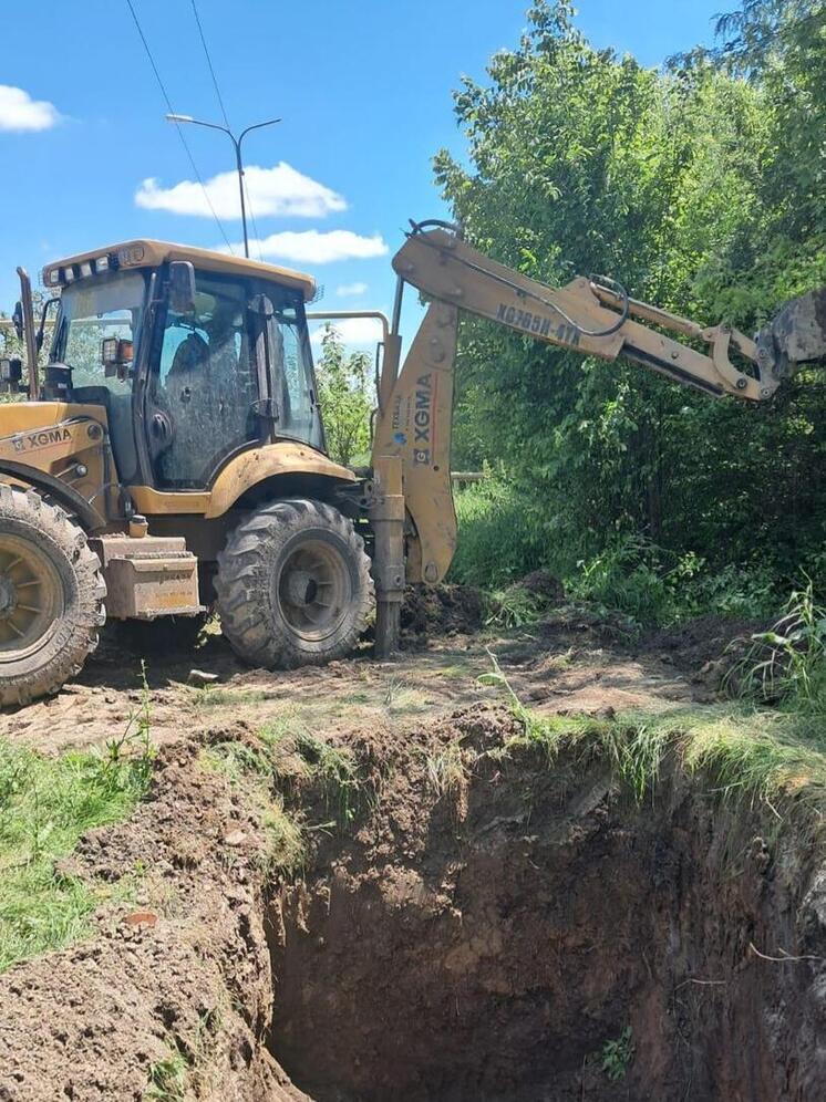 Аварийно-восстановительная бригада из Ингушетии помогает Молочанску в благоустройстве города
