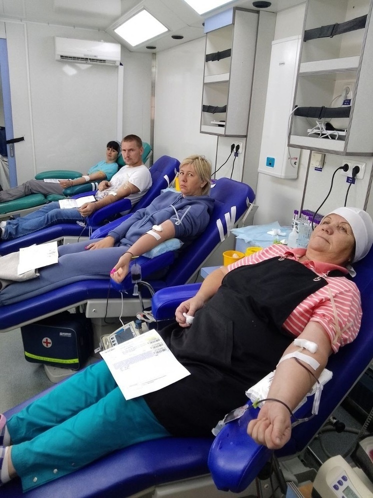 В брянском Глинищево на день донора пришли 62 человека