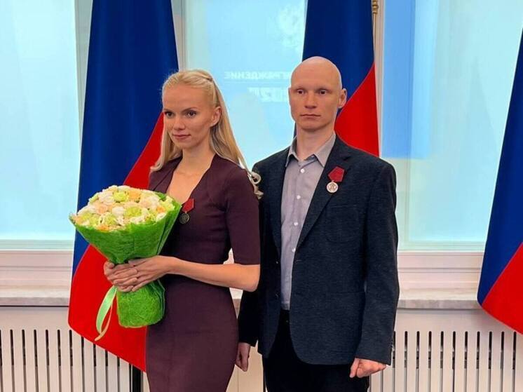 Семейная пара художников награждена медалями Ордена за заслуги перед Отечеством