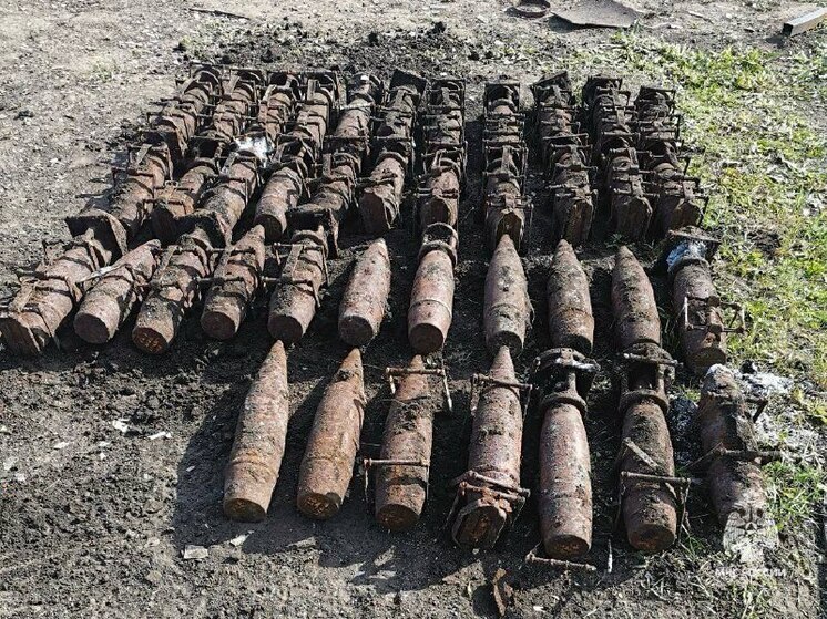 В Яковлевском округе ликвидировали 40 боеприпасов времен Великой Отечественной войны