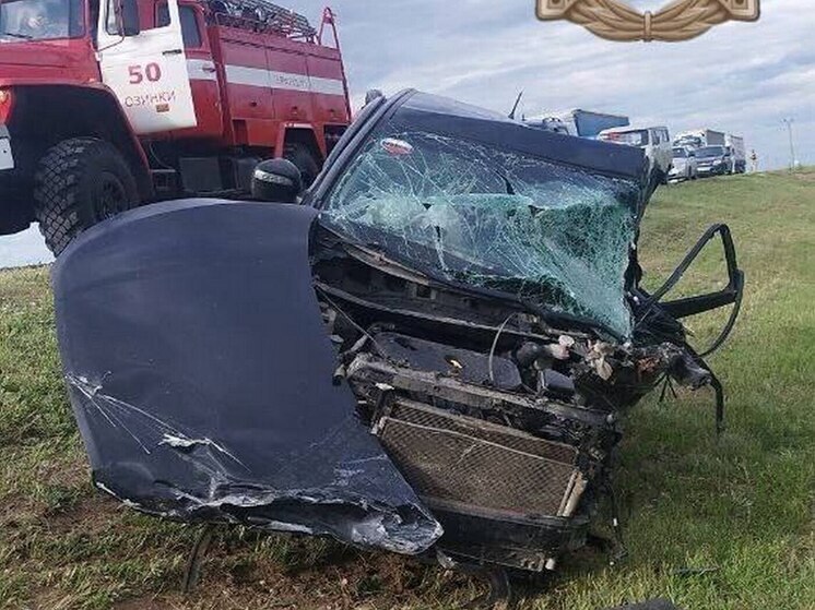 Лобовое столкновение унесло жизнь водителя Hyundai в Озинском районе