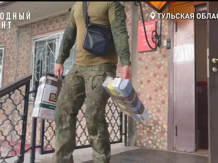 ОНФ передал маскировочные сети бойцам ПВО, прикрывающим Тульскую область
