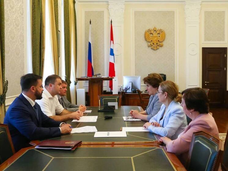 Губернатор Хоценко и глава Росздравнадзора Самойлова обсудили развитие здравоохранения Омской области