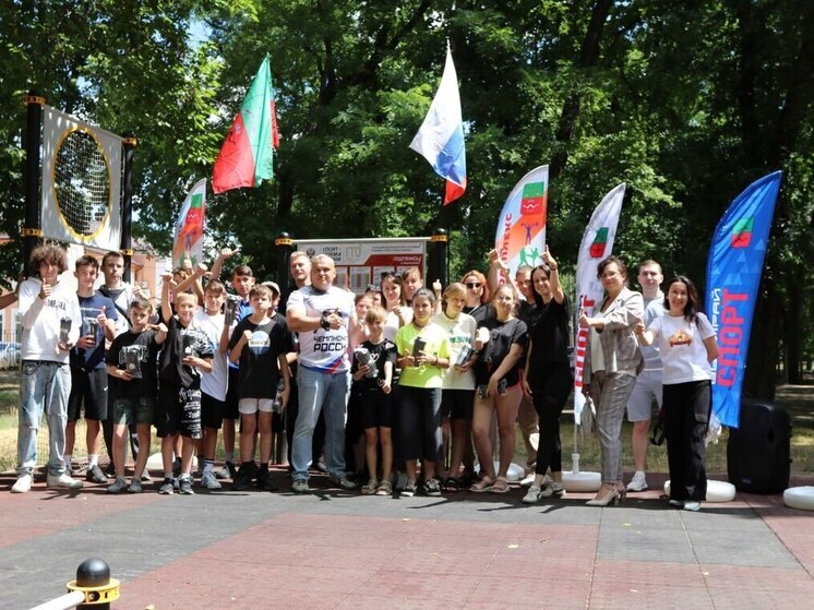 Запорожские школьники из Мелитополя приняли участие в мастер-классе по сдаче нормативов ГТО