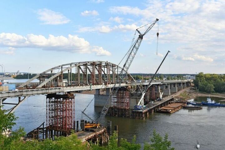 Готовность старого Бельского моста в Уфе составляет 85 процентов