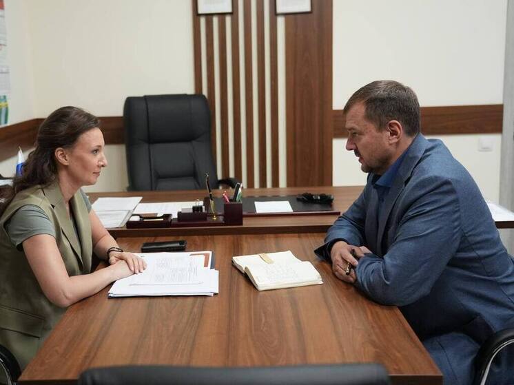 В Мелитополь с рабочим визитом приехала зампредседателя Госдумы РФ Анна Кузнецова