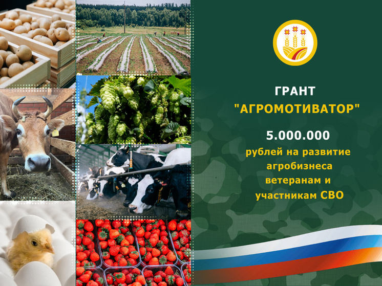 Два участника СВО получат гранты по 5 млн рублей на развитие агробизнеса