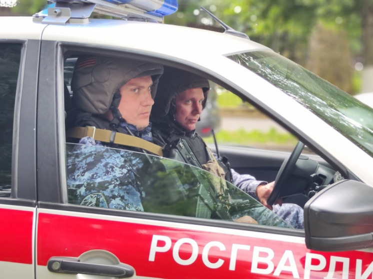 Oficiais da Guarda Nacional de Bryansk pegaram um ladrão de guitarra de 20 anos