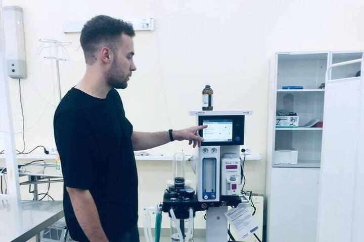 Ветстанция Чебоксар получила современный наркозный аппарат для помощи животным