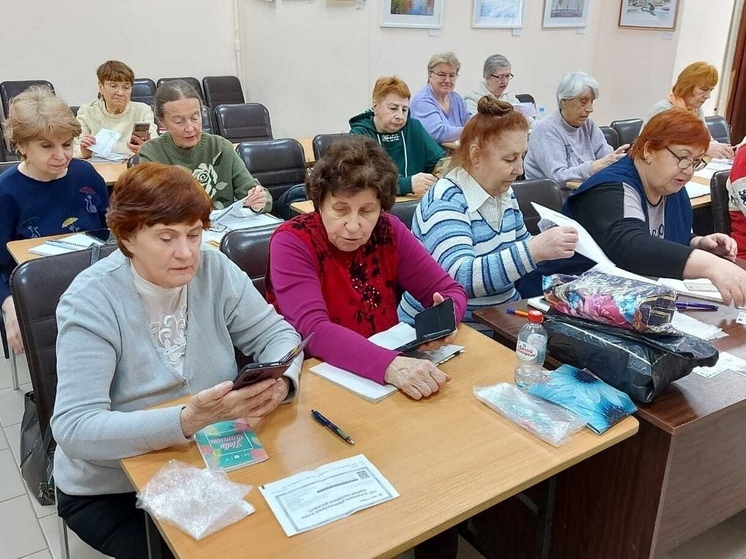 Пенсионеры Большого Серпухова могут бесплатно посещать «Школу цифровой грамотности»